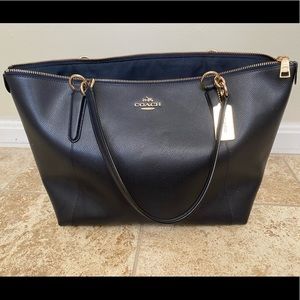 Coach leather bag